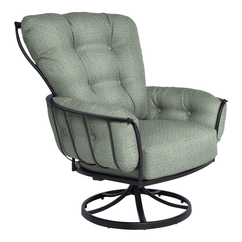 Monterra Outdoor Rocker Chair, Graphite, Sash Denim
