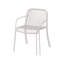 Yua Powder Coated Steel Outdoor Stackable Dining Armchair-3853416