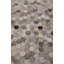 Natural Hide Cowhide Geometric Area Rug in Gray/Beige/Brown-25306950