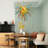 6-Light Modern Artistic Hand-Blown Glass Sputnik Chandelier