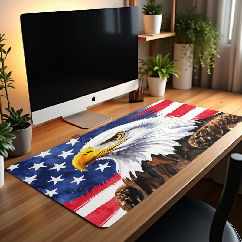 Polyester Desk Pad, 14.4x12.1