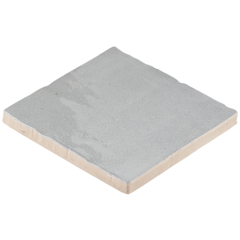 Carrelage mural en céramique émaillée 4 po x 4 po Karma (5,38 pieds carrés / caisse), Gris