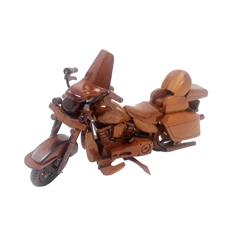 Modèle de motocyclette en bois Sommersby