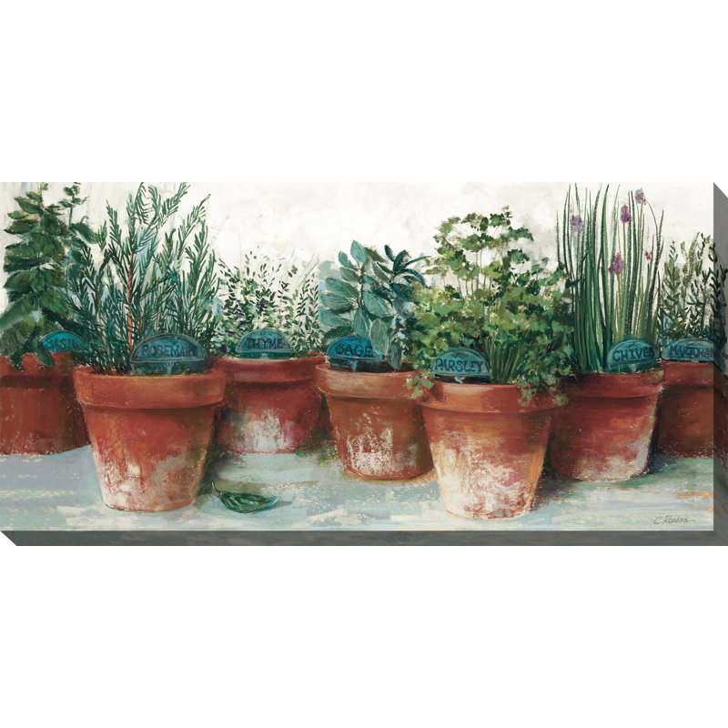 Art sur toile d'extérieur Moyle Kitchen Herbs