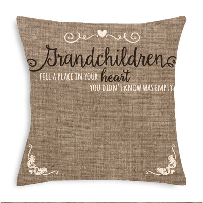 Cotton Blend Throw Pillow