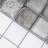 Classic Roman 11.82 in. x 11.82 in. Squares Glossy Glass Mosaic Tile-53509513