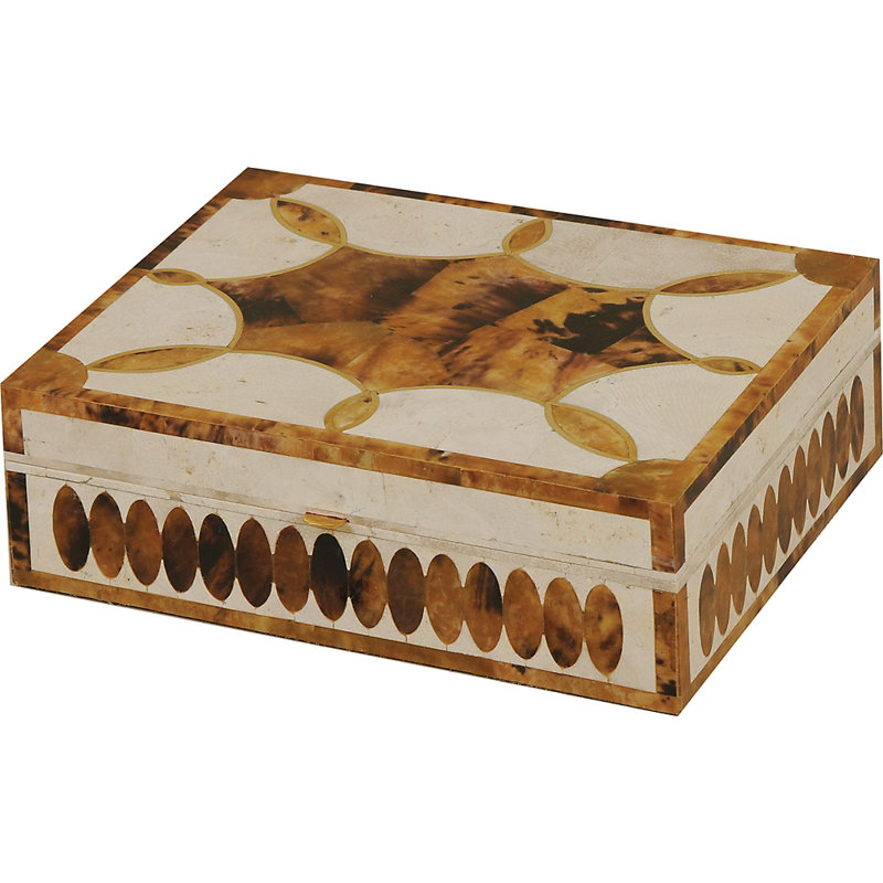 Boîte décorative Stonely Fossil Stone and Tiger Pen