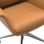 Fauteuil de bureau moderne en cuir Orren Ellis Ingertha -602159012