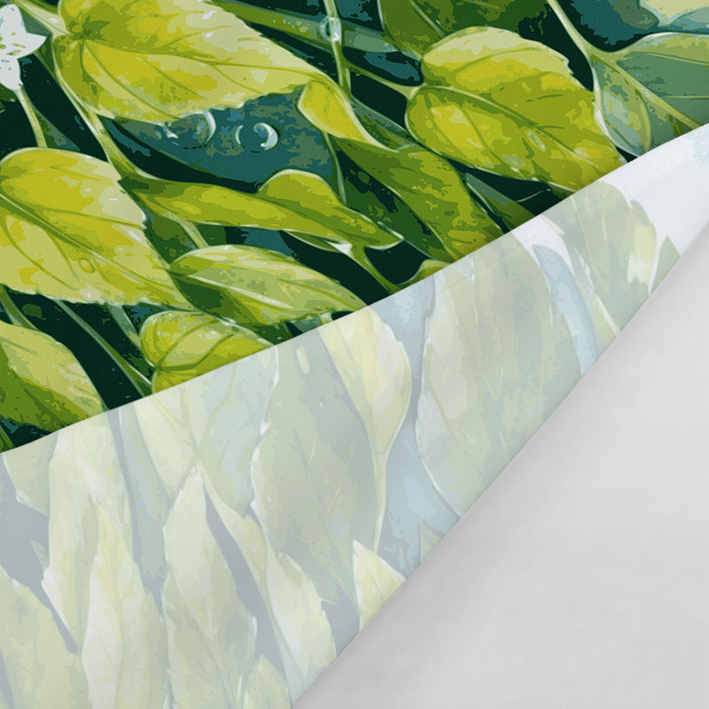 Tapisserie murale légumes cresson Nasturtium, 51 po x 60 po