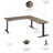 Bush Business Furniture Move 60 Series Height Adjustable L Shaped Standing Desk - Reversible-108919397-108919400-108919405