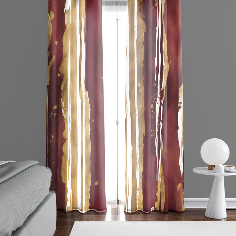 Semi Sheer Curtain Pair, 20" W x 61" L