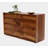 Oliver Walnut Solid Wood 70 " W 12 - Drawer Dresser