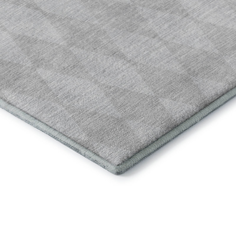 Tapis en étain de qualité supérieure lavable à la machine Cerrito AMF578, Rectangle 5 pi x 7 pi 6 po