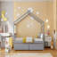 Lit simple, maison en bois avec tiroirs-473937363-473937360