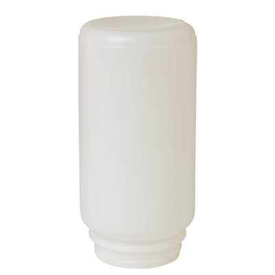 Alimentation de pots de couleur blanc-1 quart de couleur à bouchons en plastique