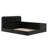 Upholstered Platform Bed With Reading Lights-1982148908