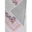 Tapis ivoire / rose / mauve en polyester tissé à la machine Holyoke-153024527