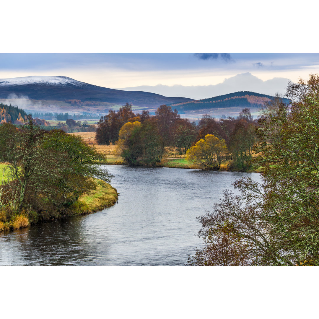 Fluss Spey, Schottland - Kunstdrucke auf Leinwand ohne Rahmen