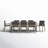 Asheton 8 - Person Wood Patio Dining Set with Extendable Rectangular Table-1868851282