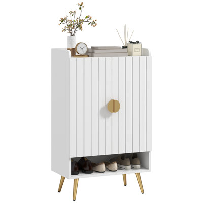 Armoire à chaussures étroite avec rangement