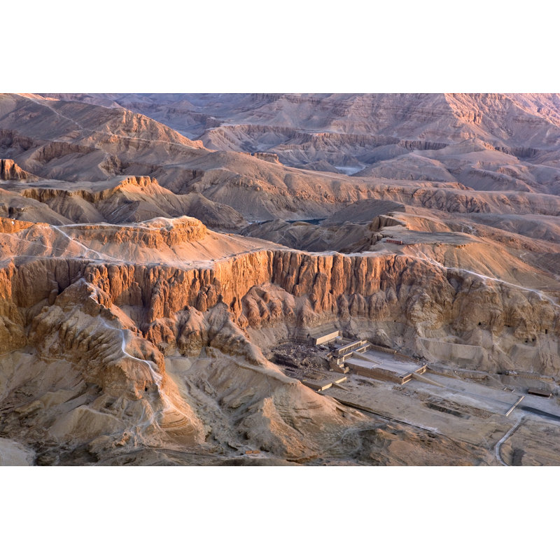 Luxor West Bank Above - Wrapped Canvas Print, 20cm H x 30cm W x 3.8cm D