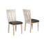 Ensemble de 2 chaises de salle à manger Arch