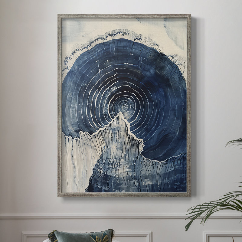 ABSTRACT Series CLXV III, reproduction encadrée - bois massif, H 11 po x l 9 po