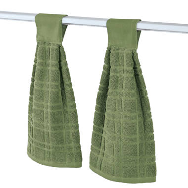 KitchenAid Albany Dark Green Kitchen Towel Set (Set of 4)