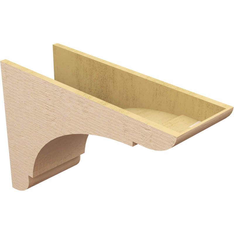 Bois de cèdre brut olympique TimberThane Corbel, brun clair apprêté, H 22 po x l 11 po x P 33 po