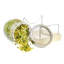 Geo Sprouting Jar System with Stainless Steel Rack and Ceramic Base Plate