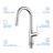 KIBI Fusion Pull Down Kitchen Faucet-93692709
