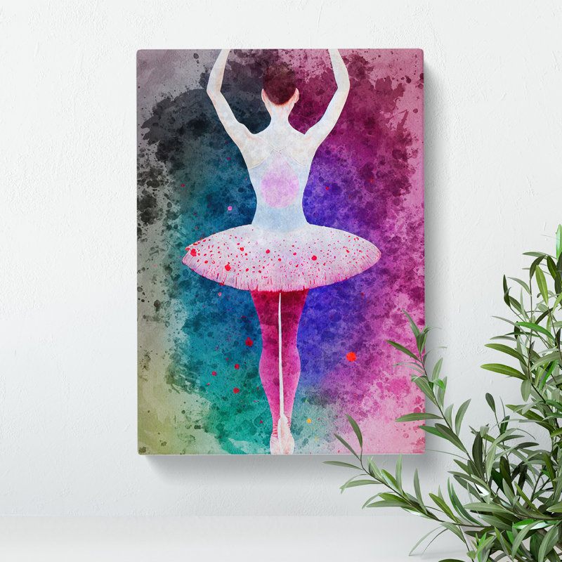 Beauteous Ballerina - Wrapped Canvas, 50cm H x 35cm W x 3cm D