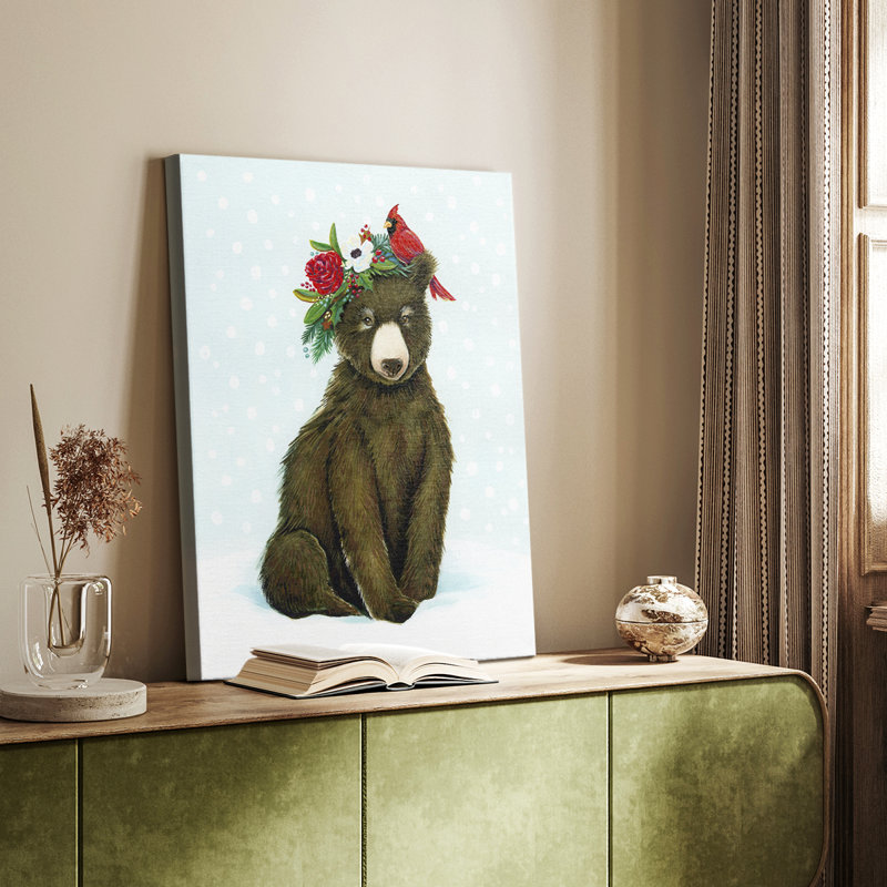 Hiver, créatures des bois avec Cardinals I - galerie sur mesure