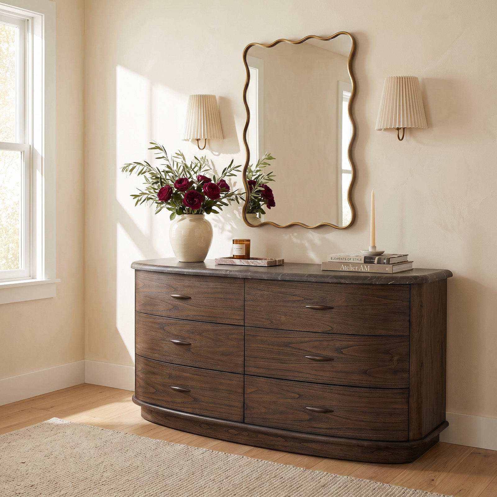 65" Double Dresser