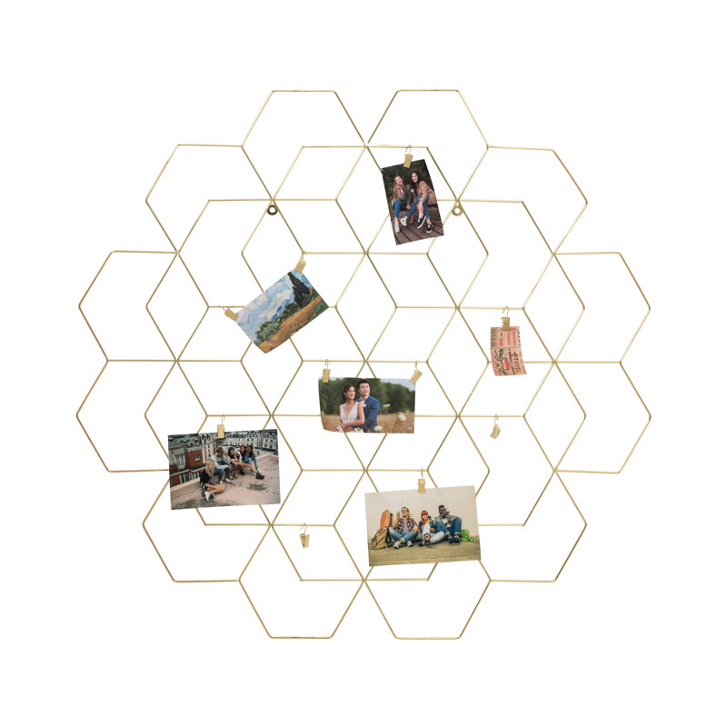 Glam Abstract Wall Decor on Metal