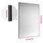 Miroir de salle de bain polyvalent avec cadre en aluminium robuste pour diverses pièces-831693030