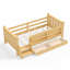 Lit pour chambre à coucher, lit avec tiroirs de rangement, lit en bois avec de jolis escaliers et garde-corps-1277630642-1277630647
