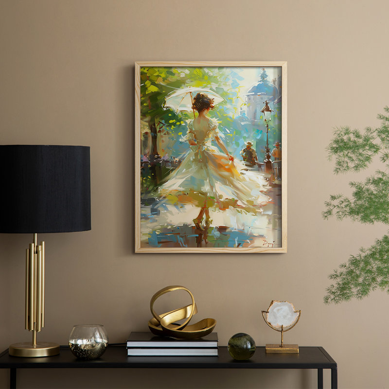 Série DCCCLXII, reproduction encadrée - bois massif, Naturel, H 21 po x l 17 po