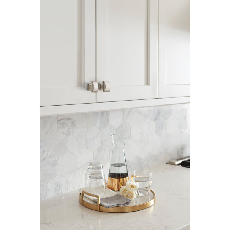 Poignée d'armoire Candler en nickel satiné de 1-1 / 2 po (38 mm) Candler, Nickel satiné, 1 1/2"