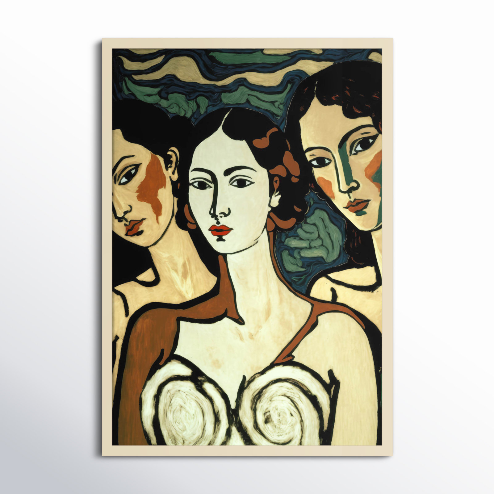 Galya "The Soul Sisters" Print, Brown, 33" H x 23" W