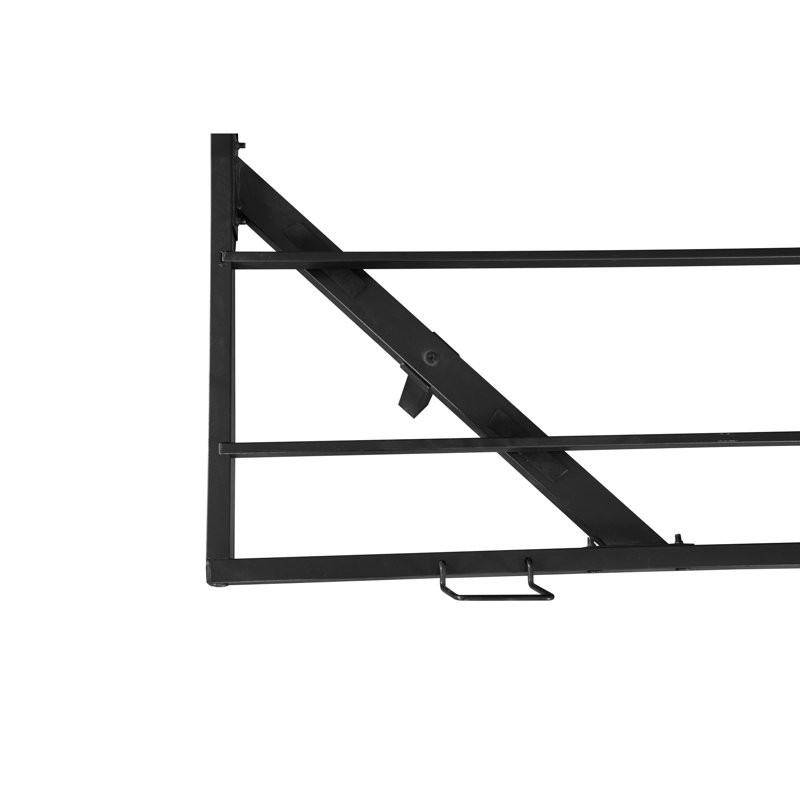 Très grand lit plateforme en métal avec DEL - 77,54 po de largeur, structure stable avec lumières en métal, matelas de 6 à 8 po recommandé