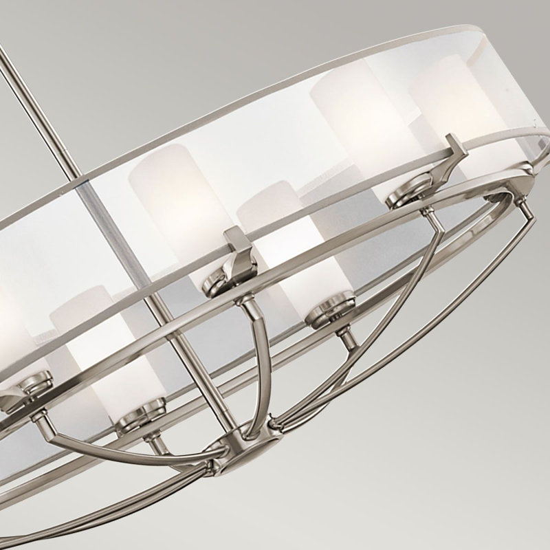 Whitley 8 - Light Drum Chandelier