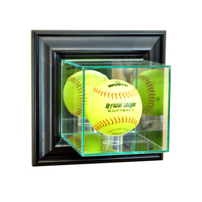 Perfect Cases And Frames 9'' W 6'' D Tennis Glass Ball / Puck Case