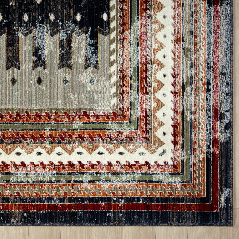 Struan Southwestern Area Rug, Rectangle 5'2" x 7'8"