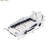 White Twin Size Bed With Race Car Design And Sliding Wheels - Attractive Bedroom Option Platform Eye-Catching