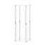 Présentoir de mariage, support à fleurs colonne 10PCS 19,69 pouces, supports floraux avec stratifié acrylique, support floral cylindrique cubique pour mariage, fête, anniversaire, maison, centre de table