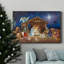 Ted Silent Night, Holy Night - reproduction d'art sur toile tendue-2103421528
