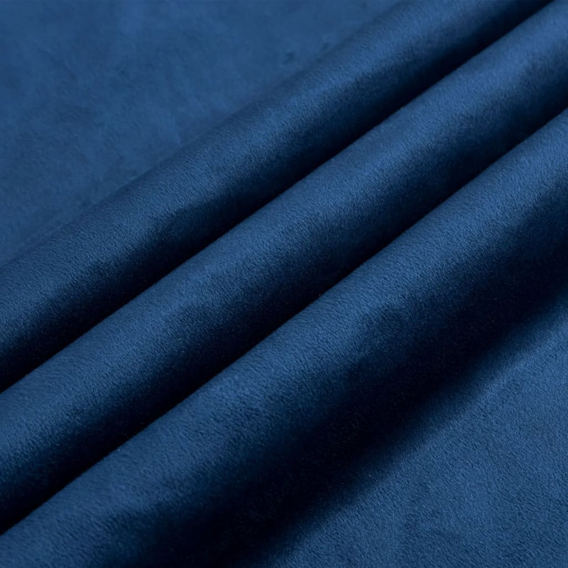 Ja Velvet Blackout Curtain Single Panel, Dark Blue