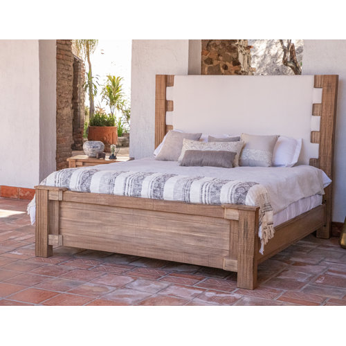 International Furniture Direct Berlin Upholstered King Bed 