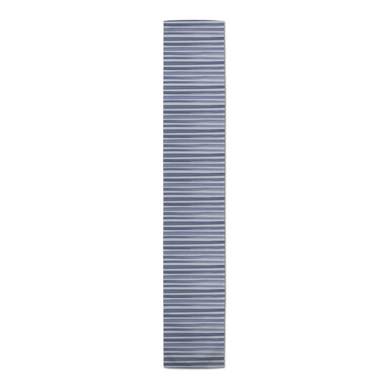 Chemin de table rectangulaire, 90 po x 16 po, Bleu